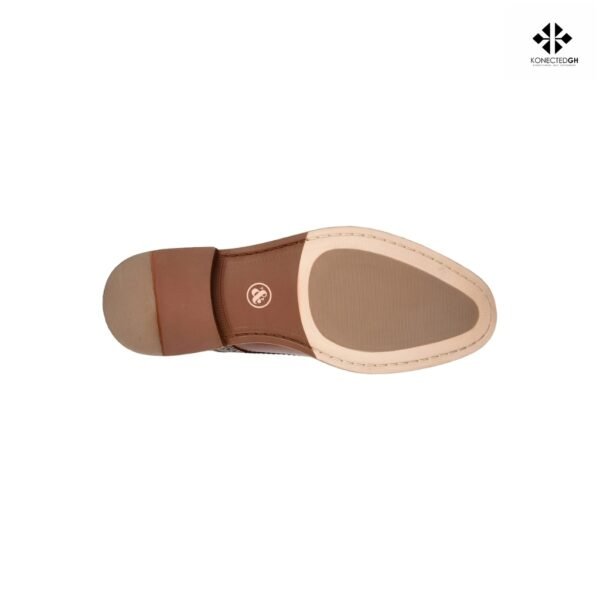 Thomas and Vine Dress Clayton Plain Toe Derby Shoes in Cognac - Image 2