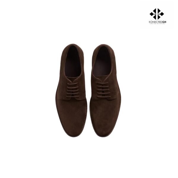 The Black Tux Brown Suede Shoes - Image 2