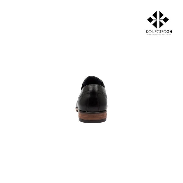 Davinci Drum-Da Black Cap Toe Slip Ons