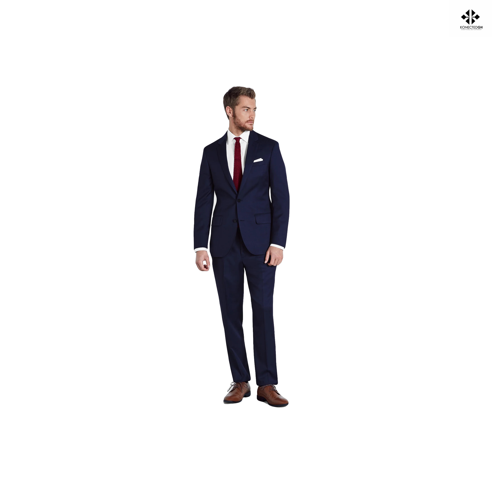 The Black Tux Blue Suit