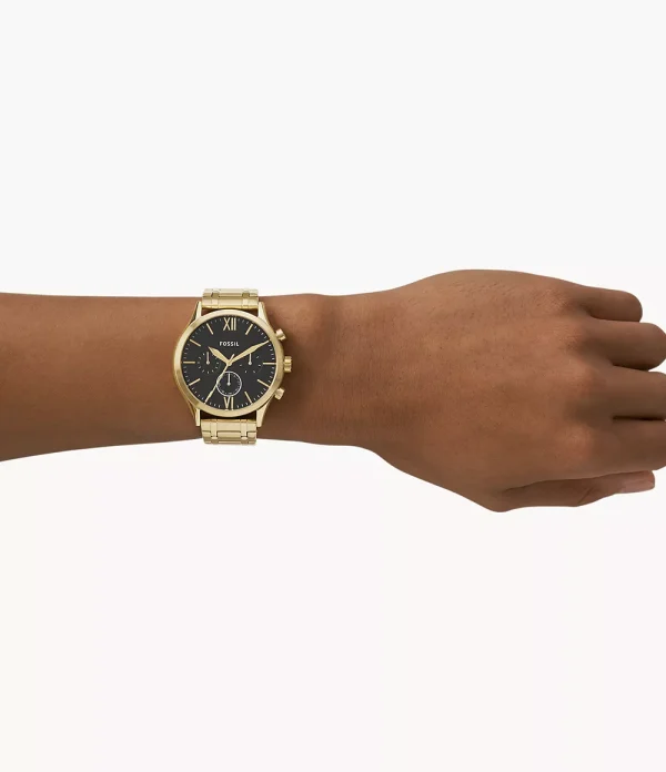 Fossil Fenmore Multifunction Gold-Tone Stainless Steel Watch - Image 2