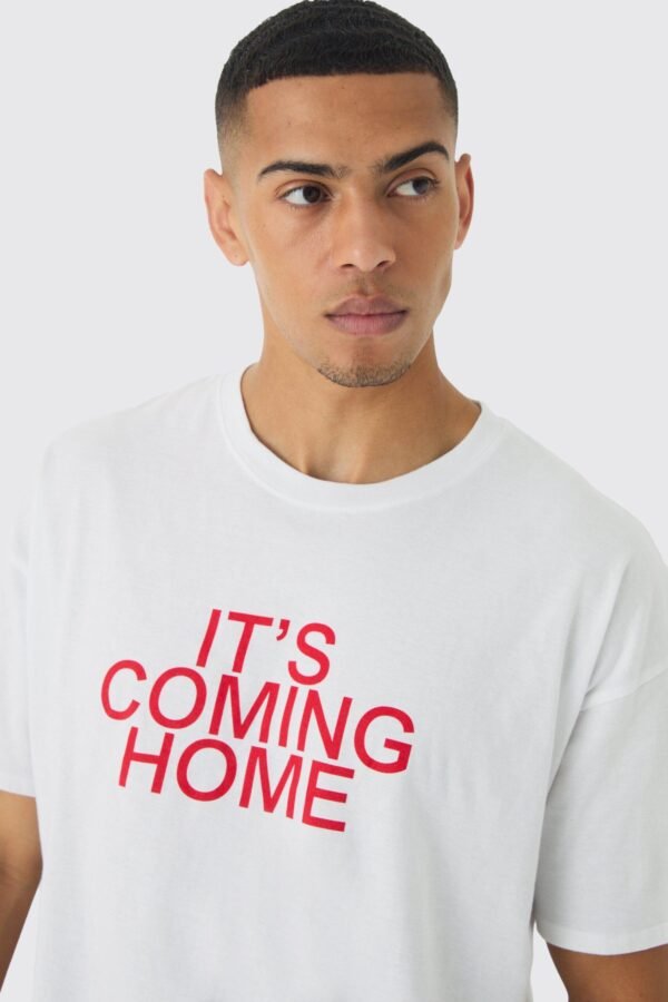 Oversized It's Coming on England T-Shirt - Image 3